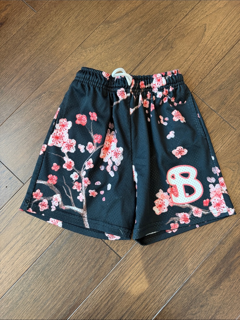 BUCKETSQUAD Cherry Blossom Shorts Youth Size Large - C26-049